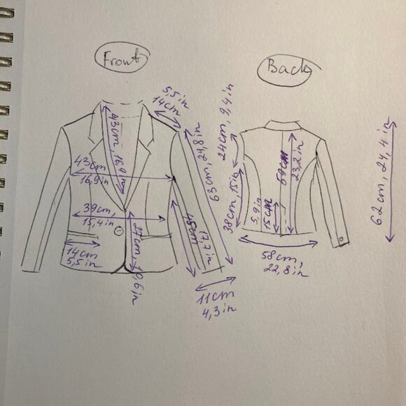 Zara Basic Tailored Grey Blazer | One Button | Fitted Classic Jacket - Picture 16 of 16